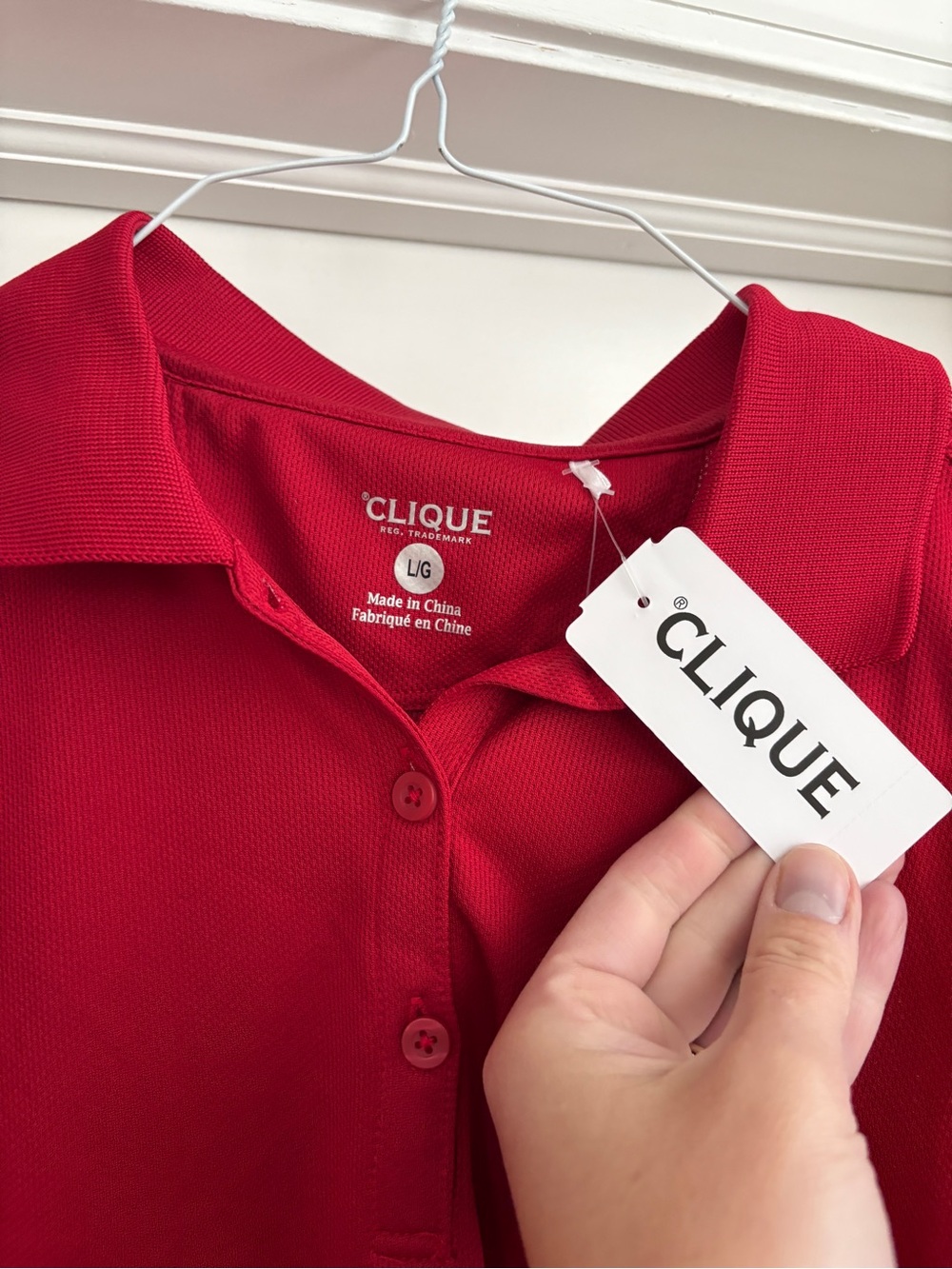 Indiana University School Of Nursing Red Polo Size Large IU Nursing - Picture 2 of 5